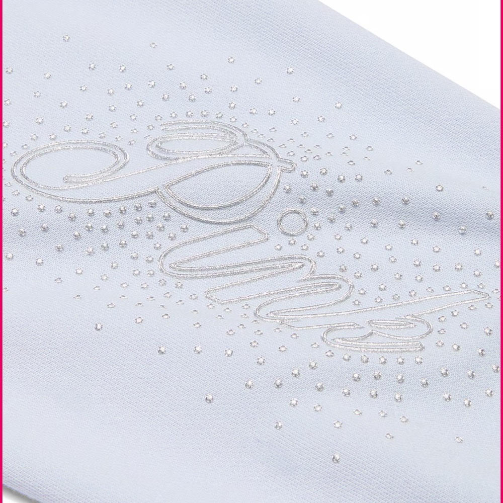 PINK Victoria Secret Ivy Fleece Campus Bling Sweatpants - Picture 8 of 11